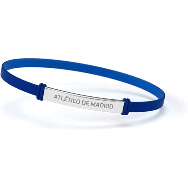 Pulsera De Silicona Y Acero Atlético de Madrid Azul Junior