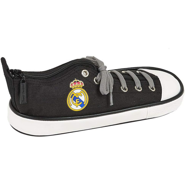 Estuche Portatodo Zapatilla Real Madrid Negro 1902