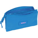 Estuche Portatodo Triple FC Barcelona Indigo Niña