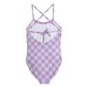 Bañador Completo Kuromi Lila a Cuadros Niña