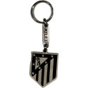 Llavero de Metal Atlético de Madrid Escudo Cromado Negro
