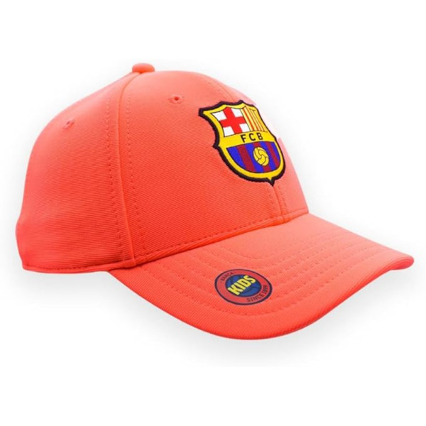 Gorra FC Barcelona Neón Orange Junior