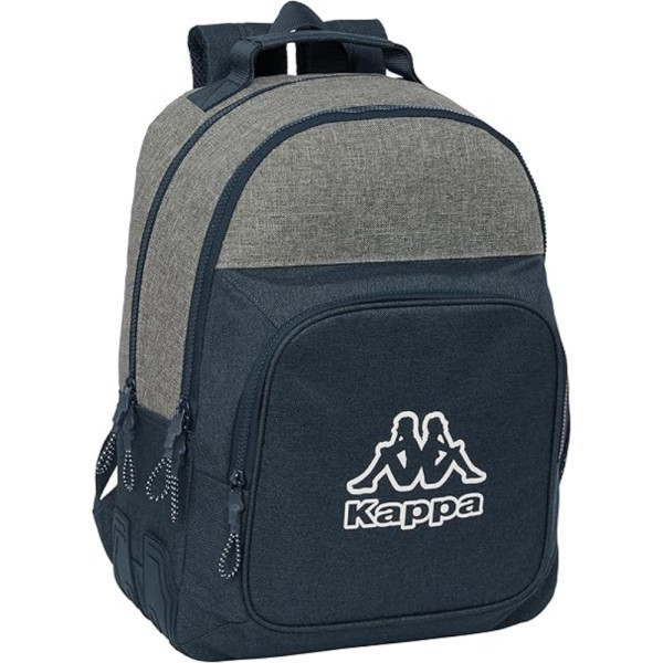 Mochila Doble Compartimento Adaptable a Carro Kappa Dark Navy