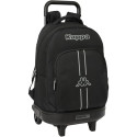 Mochila Trolley Con Ruedas Compact Extraible Kappa Dark