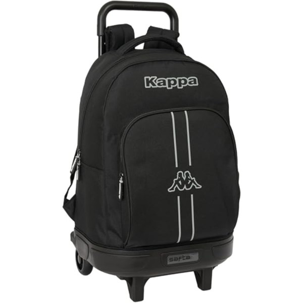 Mochila Trolley Con Ruedas Compact Extraible Kappa Dark