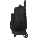 Mochila Trolley Con Ruedas Compact Extraible Kappa Dark