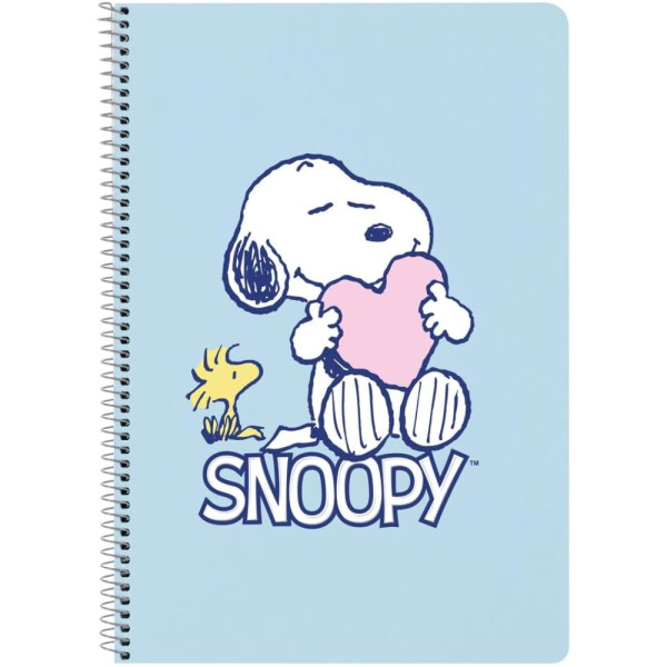 Cuaderno Snoopy Love A4 80 Hojas
