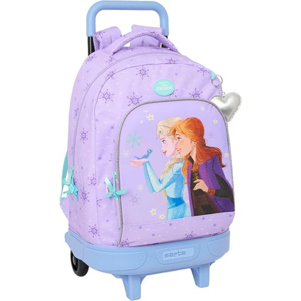 Mochila Trolley Con Ruedas Compact Extraíble Frozen Spirit