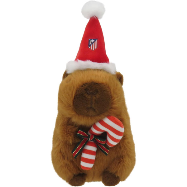 Peluche Capibara Atlético de Madrid Navidad Pequeña 20 CM
