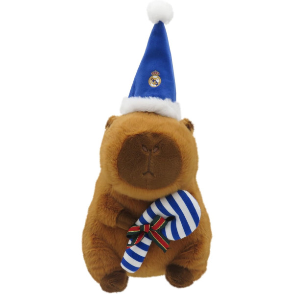 Peluche Capibara Real Madrid Navidad Grande 35 CM