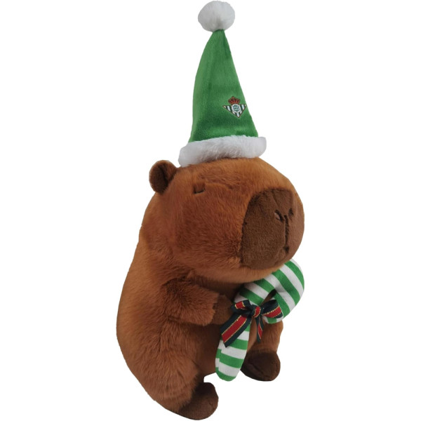 Peluche Capibara Real Betis Navidad Grande 35 CM