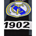 Bufanda Real Madrid Reversible Blanco y Negro