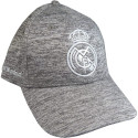 Gorra Real Madrid Gris Jaspeada Adulto