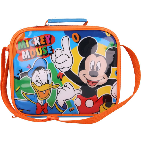Bolsa Portaalimentos con Correa Bandolera Mickey Mouse con Donald