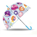 Paraguas Transparente Perletti Cool Kids Love Pirates