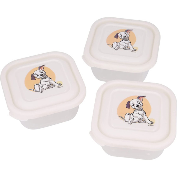 Set 3 Tuppers 101 Dálmatas Classic Sunbeam