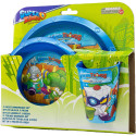 Set de Menaje Easy Superthings Azul 3 Piezas
