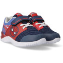 Zapatillas Deportivas con Luces Led Spiderman Niño Azul Marino