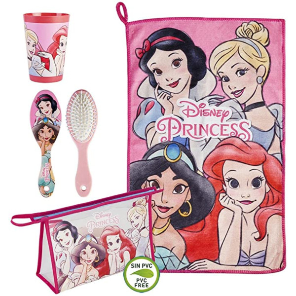 Set de Baño con Neceser Princesas Disney