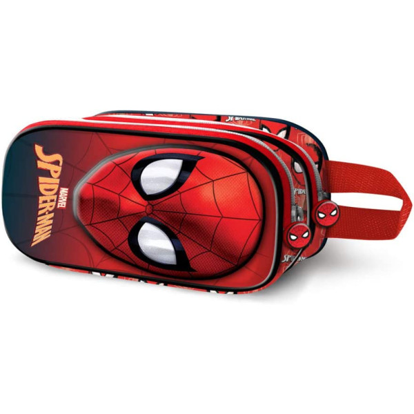 Estuche Portatodo Doble Spiderman Spiderweb