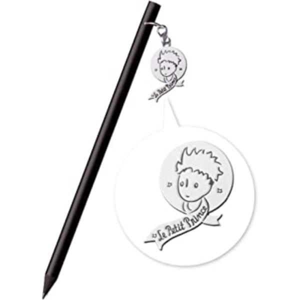 Lápiz de Madera El Principito con Colgante