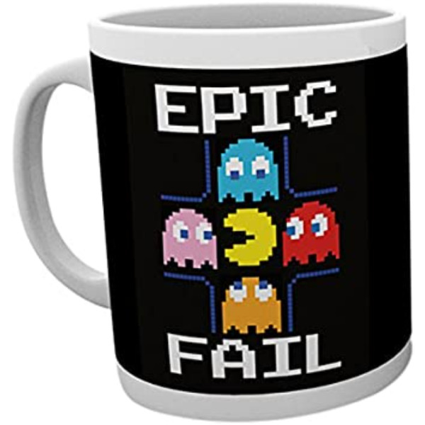 Taza de Cerámica Pac-Man Epic Fail 300 ML