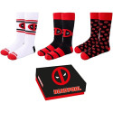 Pack 3 Calcetines Deadpool En Caja Mujer 36-41