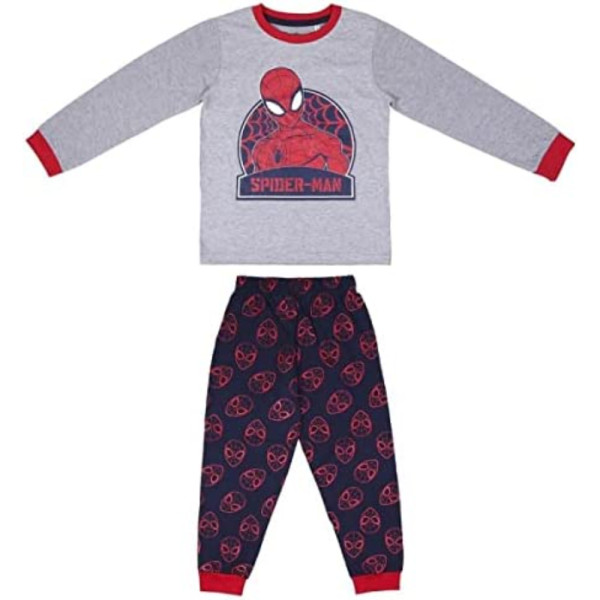 Pijama Manga Larga Spiderman Faces Niño