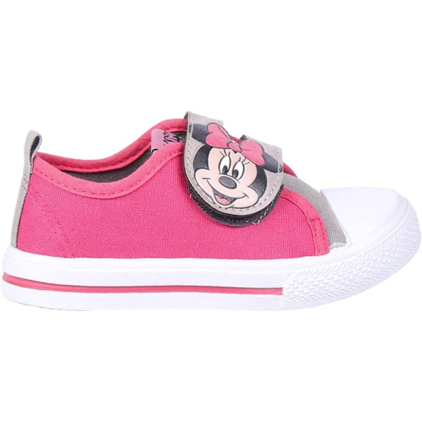 Zapatillas Loneta Minnie Mouse Niña Fucsias