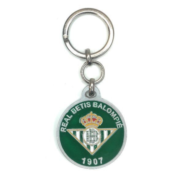Llavero de Metal Real Betis Redondo Verde