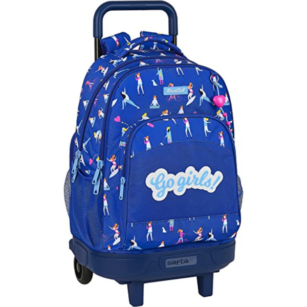 Mochila Trolley con Ruedas Compact Blackfit8 Go Girls