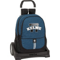 Mochila Trolley con Ruedas Evolution Kelme 77 Azul