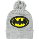 Gorro con Pompón Batman Gris Niño