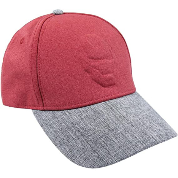 Gorra Iron Man Roja Relieve Niño