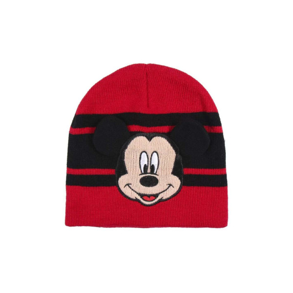 Gorro Mickey Mouse Rojo Rayas Niño