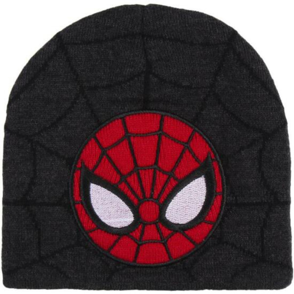 Gorro Spiderman Telaraña Gris Niño