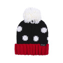 Gorro con Pompón Minnie Mouse Negro Niña