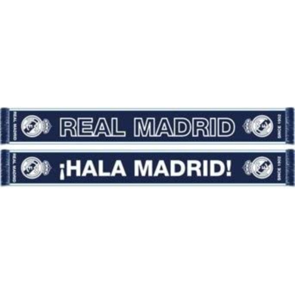 Bufanda Real Madrid Azul Hala Madrid Reversible