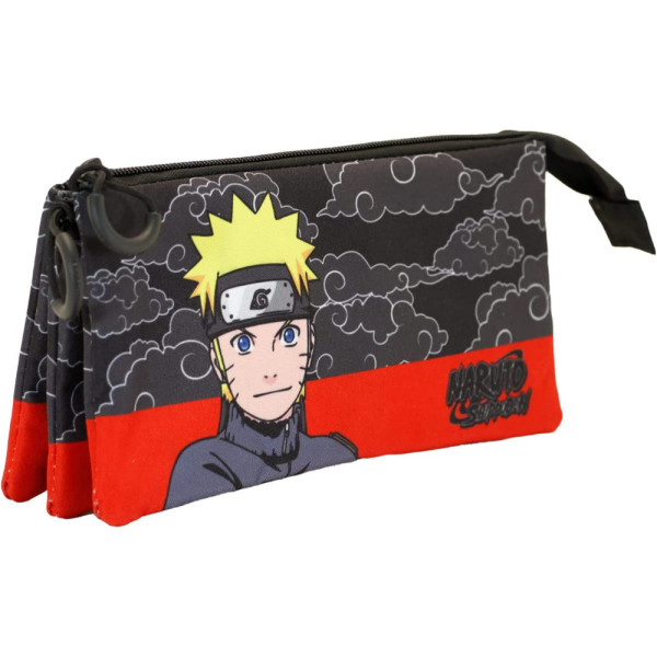 Estuche Portatodo Triple Naruto Shippuden Clouds