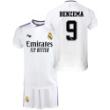 Equipación Conjunto Camiseta y Pantalón Real Madrid Benzema Replica
