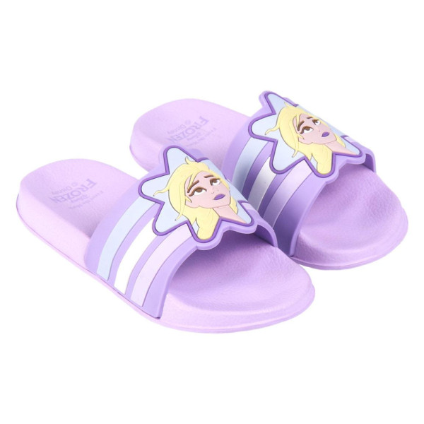 Chanclas Pala Frozen Lilas Niña