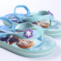 Chanclas Frozen Azules Niña con Gomas