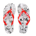 Chanclas Marvel Comic Blanco Hombre