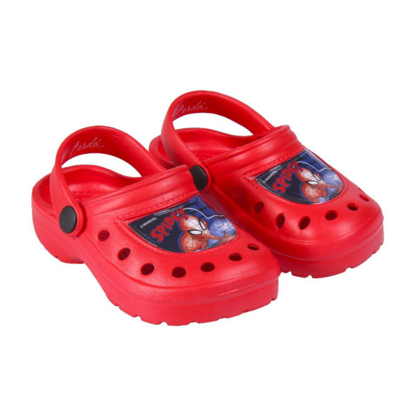 Zuecos Clogs Spiderman Spidey Rojos
