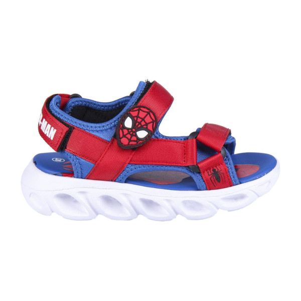 Sandalias con Velcro Spiderman Azules y Rojas Niño
