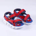 Sandalias con Velcro Spiderman Azules y Rojas Niño