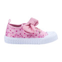 Zapatillas Loneta Peppa Pig Rosas con Lazo Niña