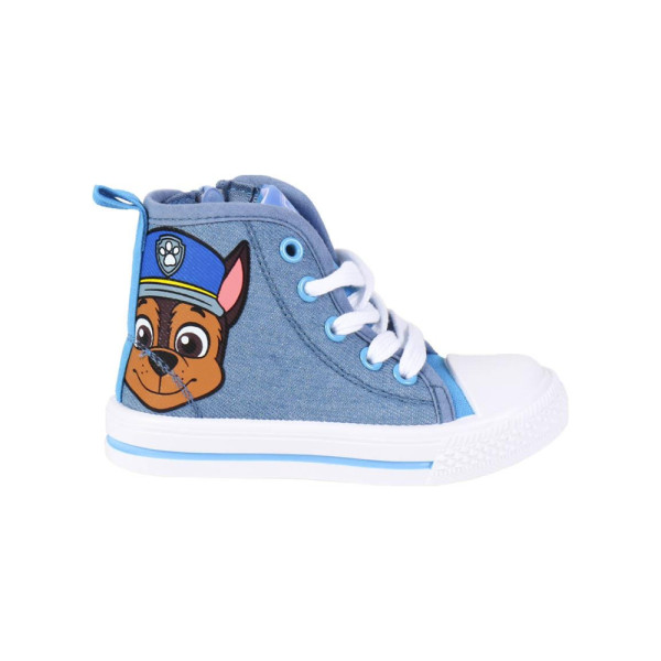 Zapatillas Altas Loneta Patrulla Canina Chase Niño