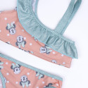 Bañador Bikini Minnie Mouse Rosa con Lunares Niña