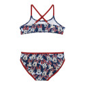 Bañador Bikini Minnie Mouse Azul Marino con Estampados Niña